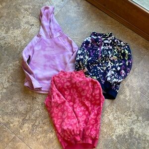 Girls Medium DSG sweatshirt lot - colorful and warm/cozy!